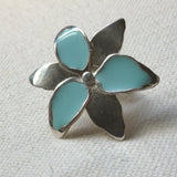 Squeeze-London-Sterling-Silver-Sky-Blue-Enamel-Oversized-Cocktail-Statement-Flower-Ring-Little-Kiss