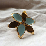 Squeeze-London-Little-Kiss-Cocktail-Flower-Ring-Gold-Vermeil-Sky-Blue-Enamel
