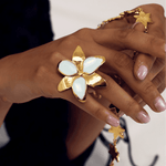 Squeeze-London-Little-Kiss-Cocktail-Flower-Ring-Gold-Vermeil-Sky-Blue-Enamel