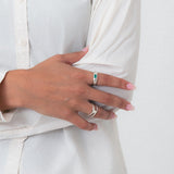 lumen-ring-keyes-sterling-silver-stacking-ring-band-blue-topaz-emerald-peridot-green-gemstone-stone-cool-handmade-london-bold-statement--GOLDEN-ShopGolden.co-Demifine-Jewellery-Destination-Contemporary-Curated-UK-Brands
