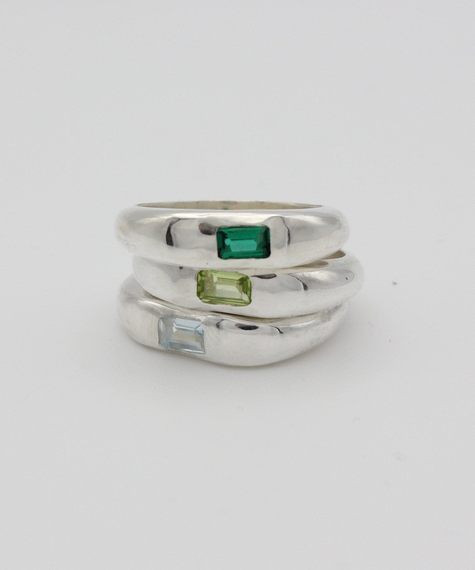 lumen-ring-keyes-sterling-silver-stacking-ring-band-blue-topaz-emerald-peridot-green-gemstone-stone-cool-handmade-london-bold-statement--GOLDEN-ShopGolden.co-Demifine-Jewellery-Destination-Contemporary-Curated-UK-Brands