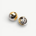 Luna Sol Clip On Earrings - Golden