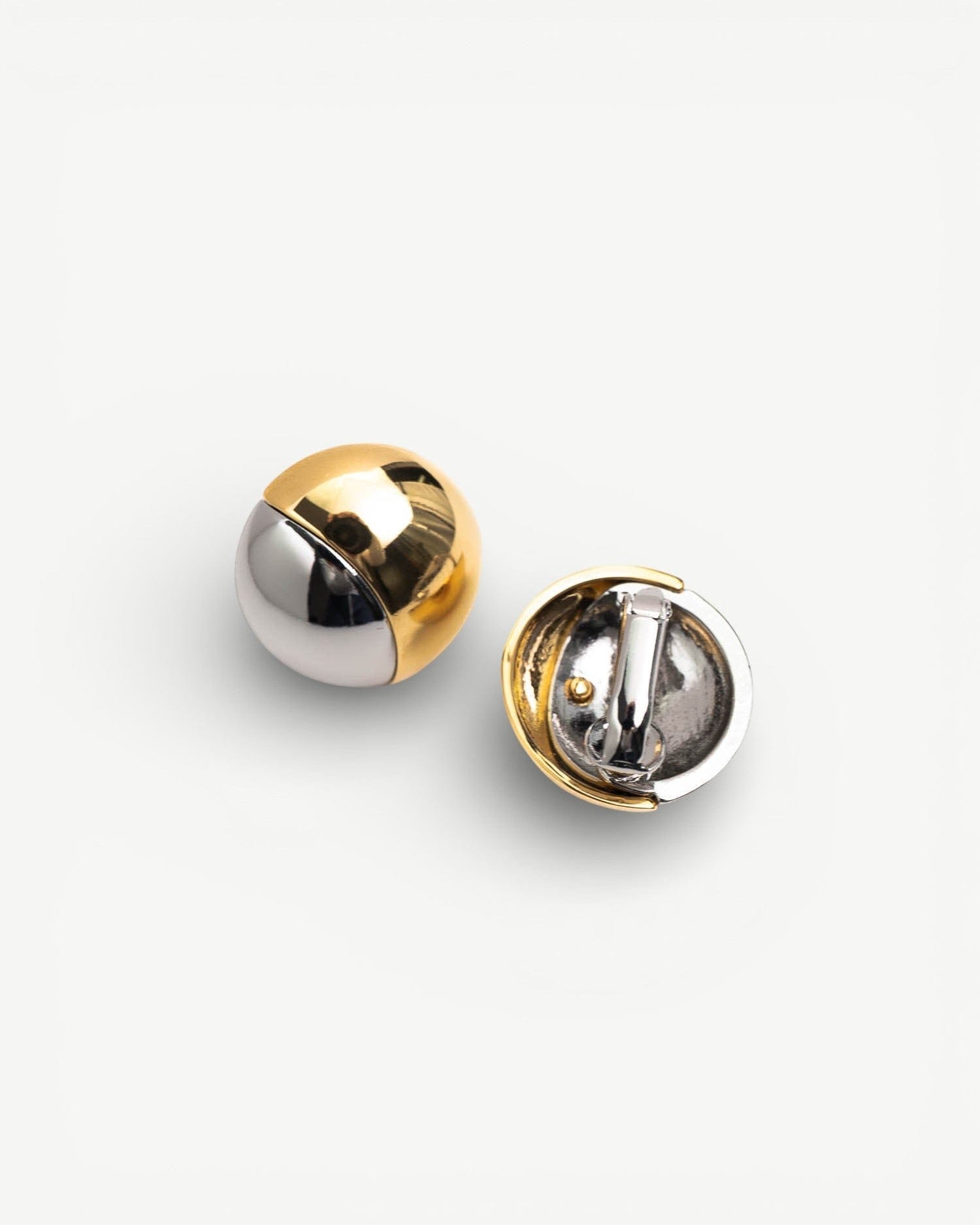 Luna Sol Clip On Earrings - Golden