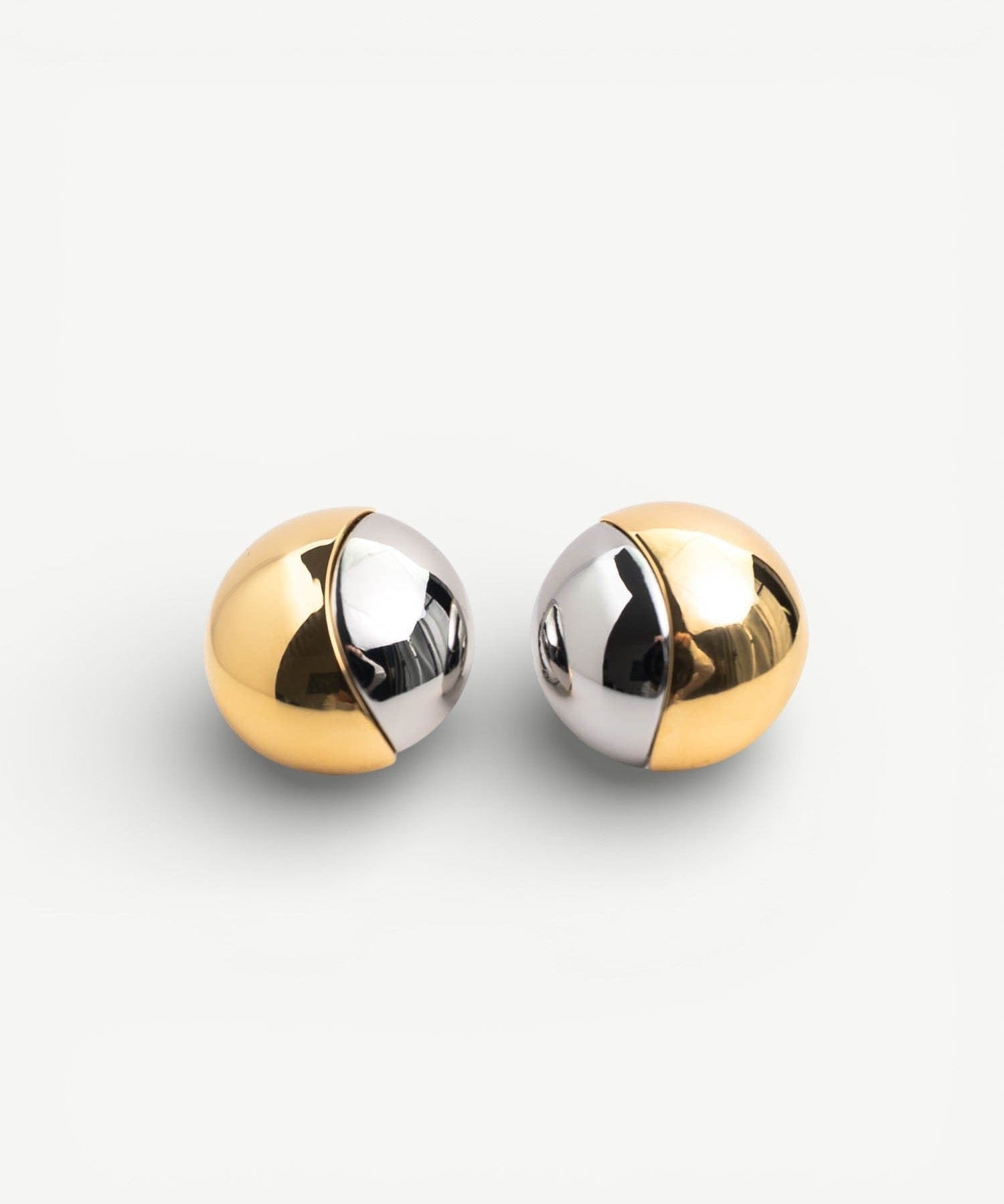 Luna Sol Clip On Earrings - Golden