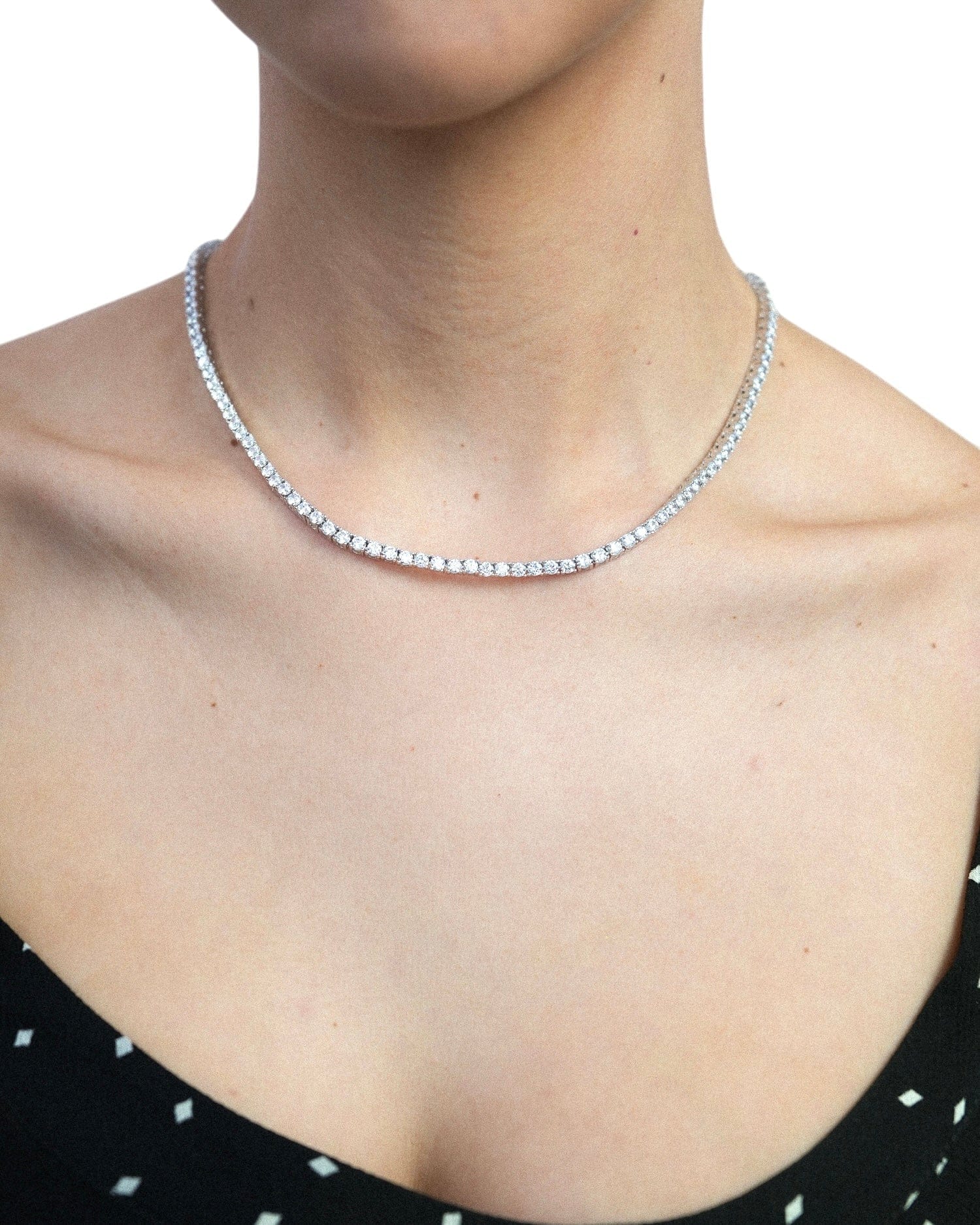 Luxe Tennis Necklace - Golden