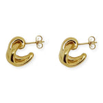 Ruddock-Small-Hoop-Twist-Studs-Marta-Huggie-Hoops-Earrings-Sterling-Silver-8ct-Gold-Carat-18-Plated