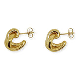 Ruddock-Small-Hoop-Twist-Studs-Marta-Huggie-Hoops-Earrings-Sterling-Silver-8ct-Gold-Carat-18-Plated