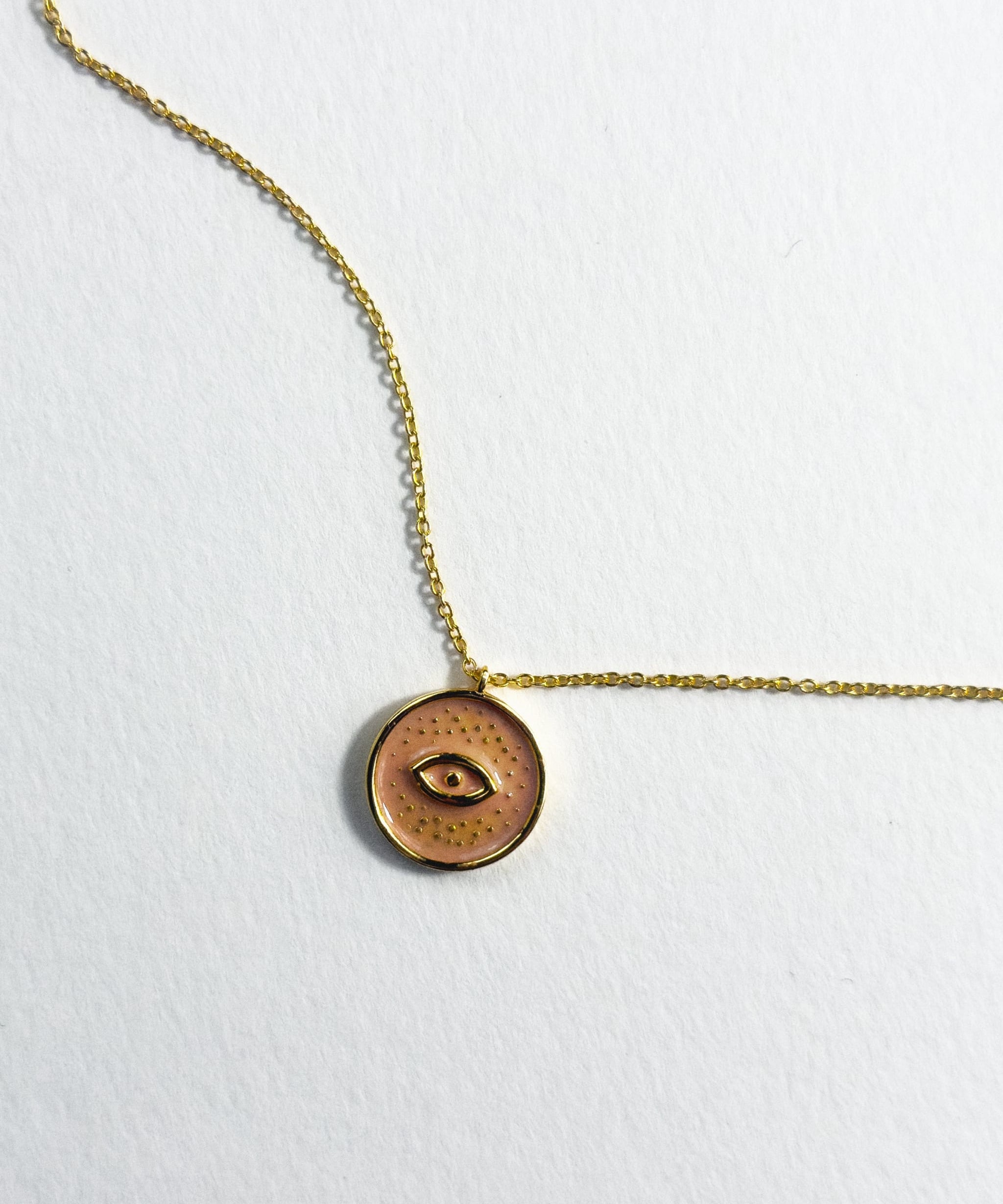 Feggeri-Mati-Evil-Eye-Circle-Disc-Coin-Pendant-Pink-Gold-Pendant-Necklace-Chain