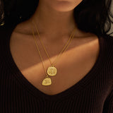 Medusa Necklace Gold