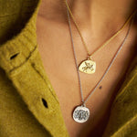 Medusa Necklace Silver - Golden