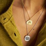 Medusa Necklace Silver - Golden