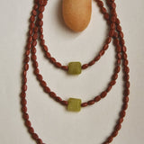 Kan-Studio-Mia-necklace-Red-Jasper-Olive-Jade-Gemstone-Stone-Beaded-Bead-Delicate-Summer-Jewellery-Pendant-Meaning-Cool-Handmade-London