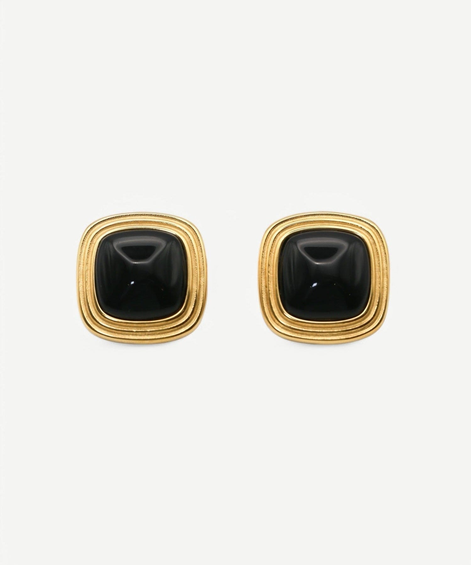 Midnight Luxe Ear Studs - Golden