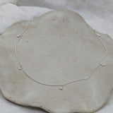 milly-maunder-mini-trio-bubble-pebble-clover-charm-pendant-delicate-chain-necklace-sterling-silver
