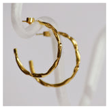 Large Crumpled Hoops