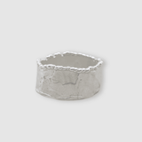Milly-Maunder-Mira-Cigar-Ring-Chunky-Minimal-Molten-Textured-Rustic-Organic-Beaded-Edge-Statement-Band