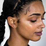 Brushed Gold North Star Stud Earrings