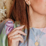 Sparkly Gold Baguette Eternity Ring