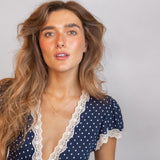 Sparkly Gold Horseshoe Necklace