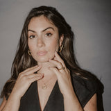 Brushed Large Tapered Hoop Earrings (30mm)