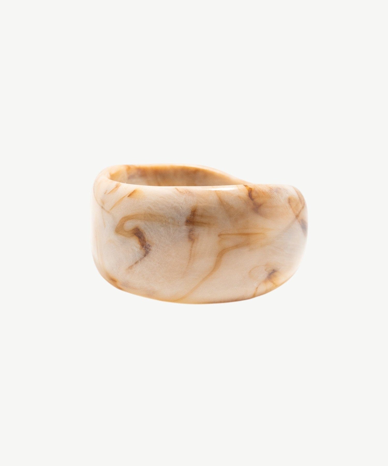 Molten Marble Bangle - Golden