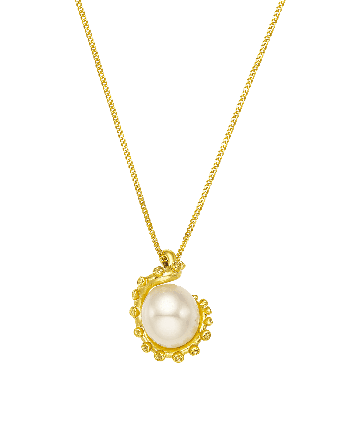Feggeri-Okto-Freshwater-Pearl-Textured-Octopus-Marine-Inspired-Pendant-Necklace-Gold-Vermeil