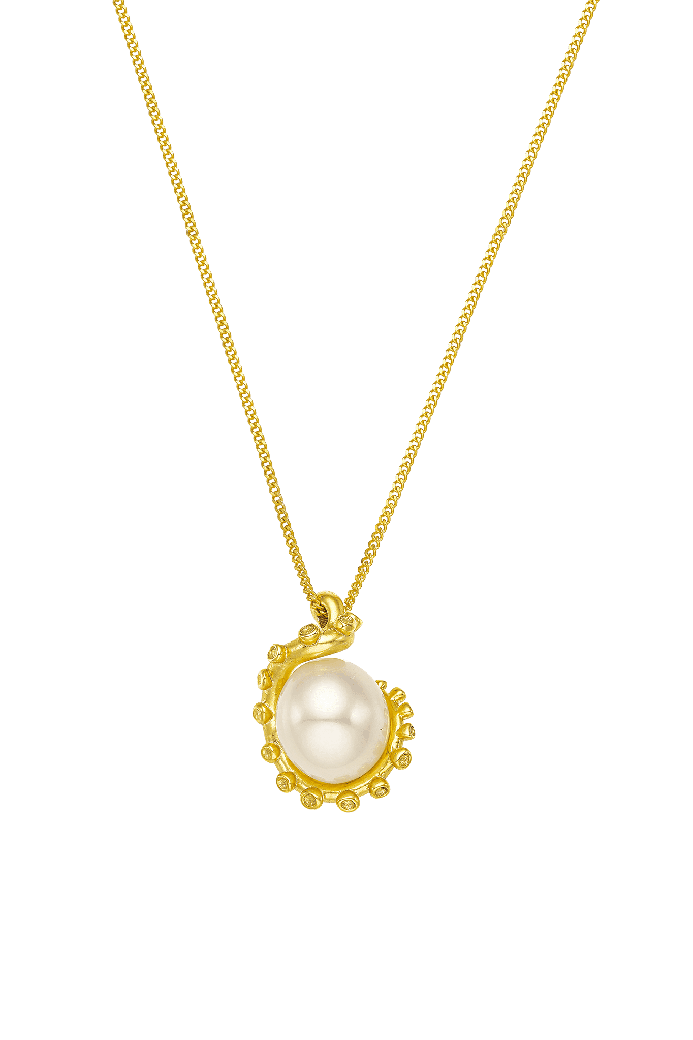 Feggeri-Okto-Freshwater-Pearl-Textured-Octopus-Marine-Inspired-Pendant-Necklace-Gold-Vermeil