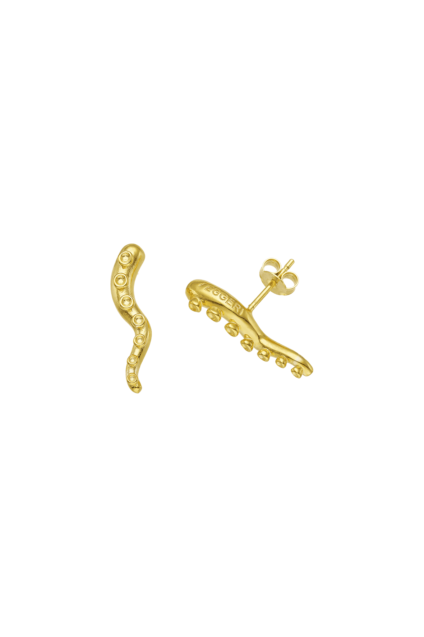 Feggeri-Okto-Wiggle-Textured-Wave-Stud-Earrings-Stacking-Earring-Octopus-Marine-Sealife-Inspired-Jewellery