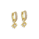 Junk-Jewels-Opal-Diamond-White-Stone-Star-Starburst-Jewelled-Drop-Dangle-Hoop-Earrings-Gold-Silver