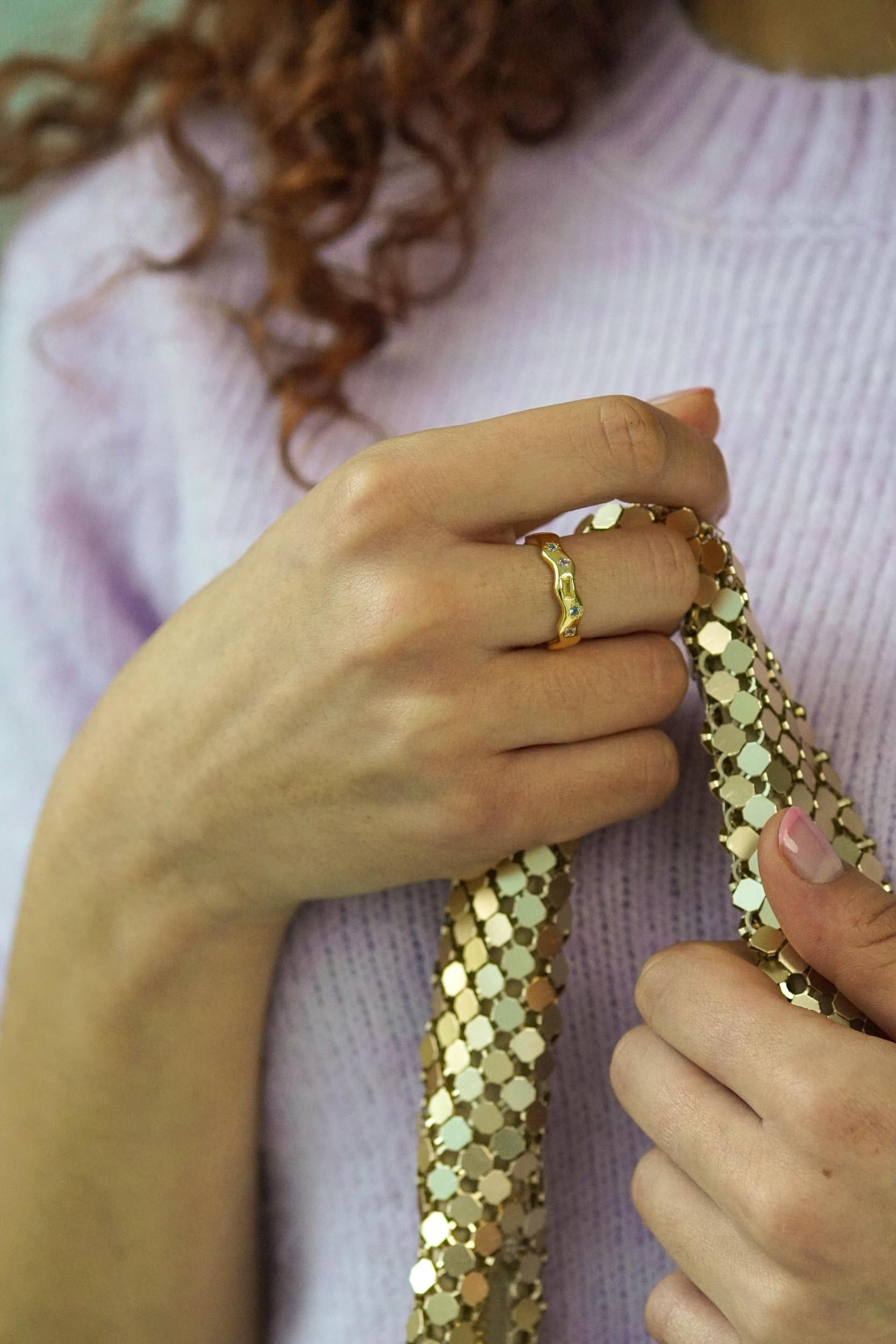 Junk-Jewels-Pastel-Jewelled-Wavey-Wiggle-Multi-Gemstone-Coloured-Stone-Star-Stacking-Band-Ring-Gold-Silver