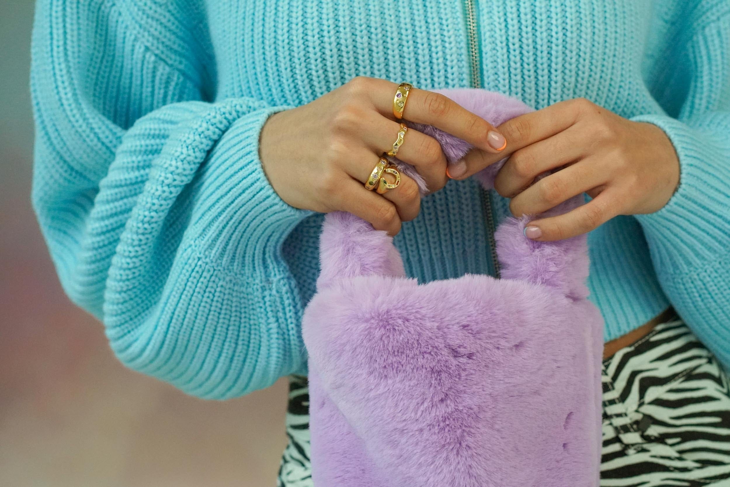 Junk-Jewels-Pastel-Jewelled-Wavey-Wiggle-Multi-Gemstone-Coloured-Stone-Star-Stacking-Band-Ring-Gold-Silver