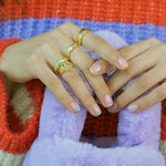 Junk-Jewels-Pastel-Jewelled-Wavey-Wiggle-Multi-Gemstone-Coloured-Stone-Star-Stacking-Band-Ring-Gold-Silver
