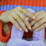 Junk-Jewels-Pastel-Jewelled-Wavey-Wiggle-Multi-Gemstone-Coloured-Stone-Star-Stacking-Band-Ring-Gold-Silver