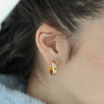 Junk-Jewels-Pastel-Stone-Gemstone-Chunky-Large-Hoop-Earrings-Gold-Diamond-Star