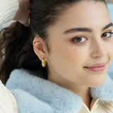 Junk-Jewels-Pastel-Stone-Gemstone-Chunky-Large-Hoop-Earrings-Gold-Diamond-Star