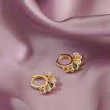 Junk-Jewels-Pastel-Coloured-Gemstone-Stone-Pendant-Drop-Dangle-Oversized-Hoop-Hoops-Earrings-Gold