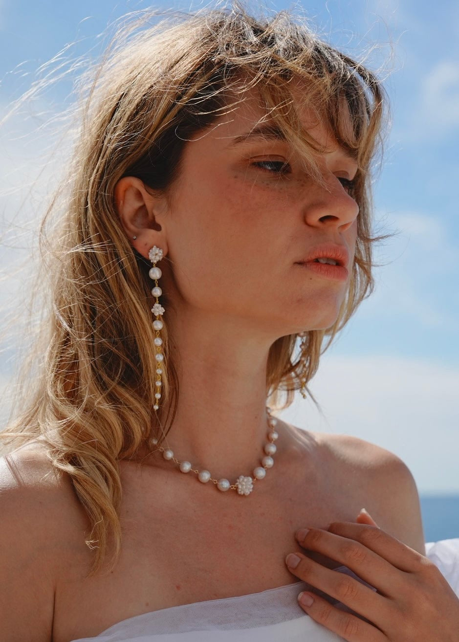 Cherie-Jewels-Pearl-Flower-Hydrangea-Cascade-Earrings-No.71-extra-long-oversized-statement-drop-dangle-earrings-delicate-cluster-chunky-pearl-beads-evenings-jewellery-bridal-brides-weddings-special-occasions