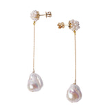 Cherie-Jewels-Pearl-Beaded-Drop-Chain-Flower-Earrings-Weddings-Occasions-Summer-Holiday-Statement-Earrings-Jewellery-Dangle-Bead-Pearls-hydrangea-