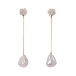 Cherie-Jewels-Pearl-Beaded-Drop-Chain-Flower-Earrings-Weddings-Occasions-Summer-Holiday-Statement-Earrings-Jewellery-Dangle-Bead-Pearls-hydrangea-