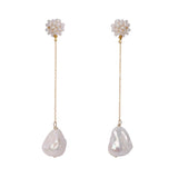 Cherie-Jewels-Pearl-Beaded-Drop-Chain-Flower-Earrings-Weddings-Occasions-Summer-Holiday-Statement-Earrings-Jewellery-Dangle-Bead-Pearls-hydrangea-