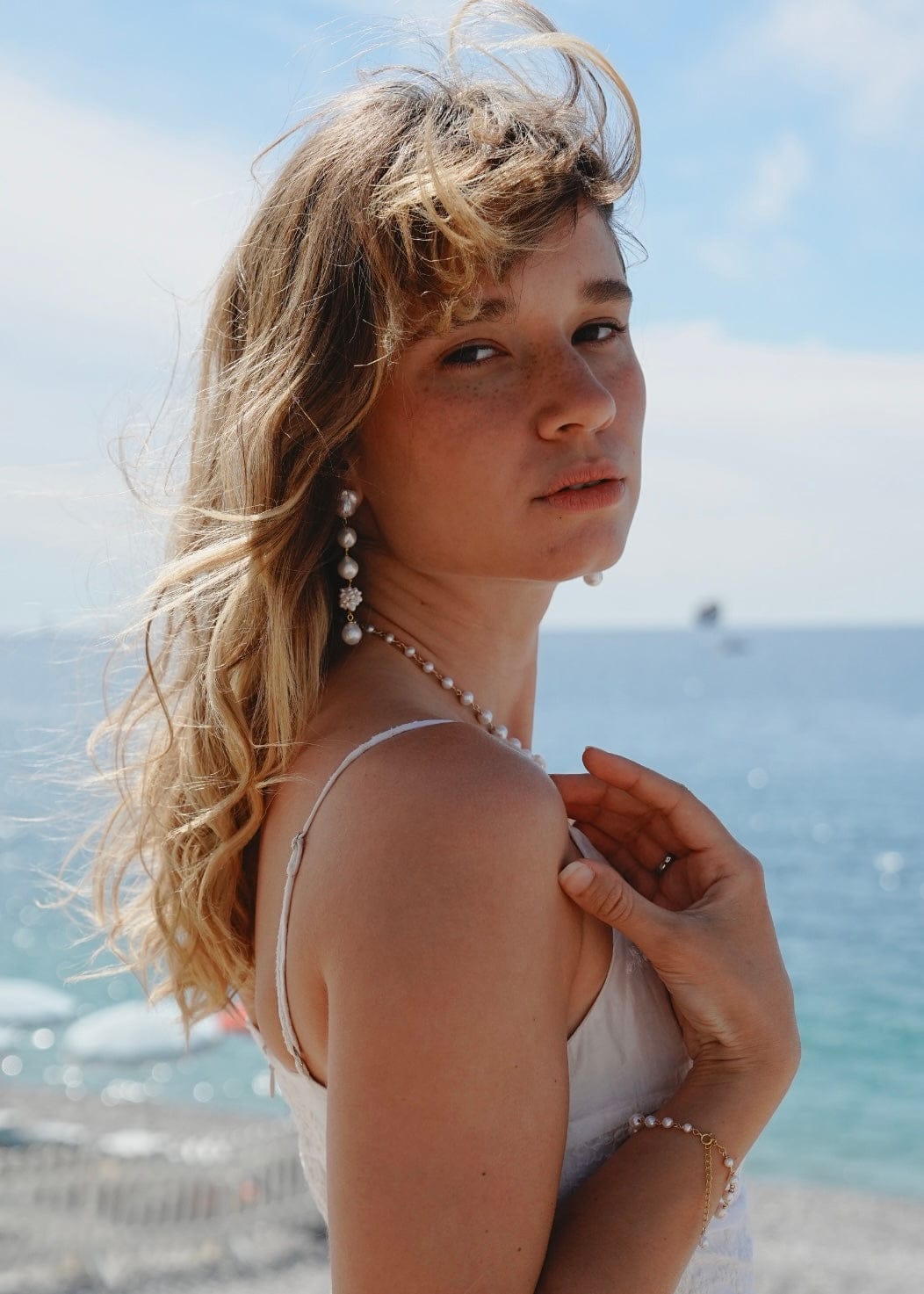 Flower-Hydrangea-Multi-Drop-Earrings-Freshwater-Pearls-Pearl-beaded-statement-drop-earrings-bead-cool-pearls-cherie-jewels-wedding-occasion-holiday-jewellery