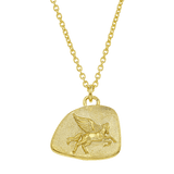 Feggeri-Horse-Wings-Pegasus-Vintage-Ancient-Emblem-Large-Pendant-Necklace-Gold-Vermeil