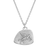 Feggeri-Pegasus-Horse-Pendant-Wings-Antique-Vintage-Emblem-Necklace-Sterling-Silver-Chain-Chunky-Layering