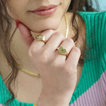 Junk-Jewels-Peridot-Green-Stone-Heart-Star-Signet-Stacking-Ring-Gold-Silver