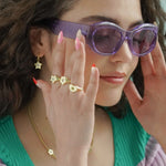 Junk-Jewels-Peridot-Green-Stone-Heart-Star-Signet-Stacking-Ring-Gold-Silver