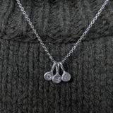 Milly-Maunder-Personalised-Single-Pebble-Nugget-Disc-Pendant-Necklace-Belcher-Chain-Alphabet-Letter-Sterling-Silver