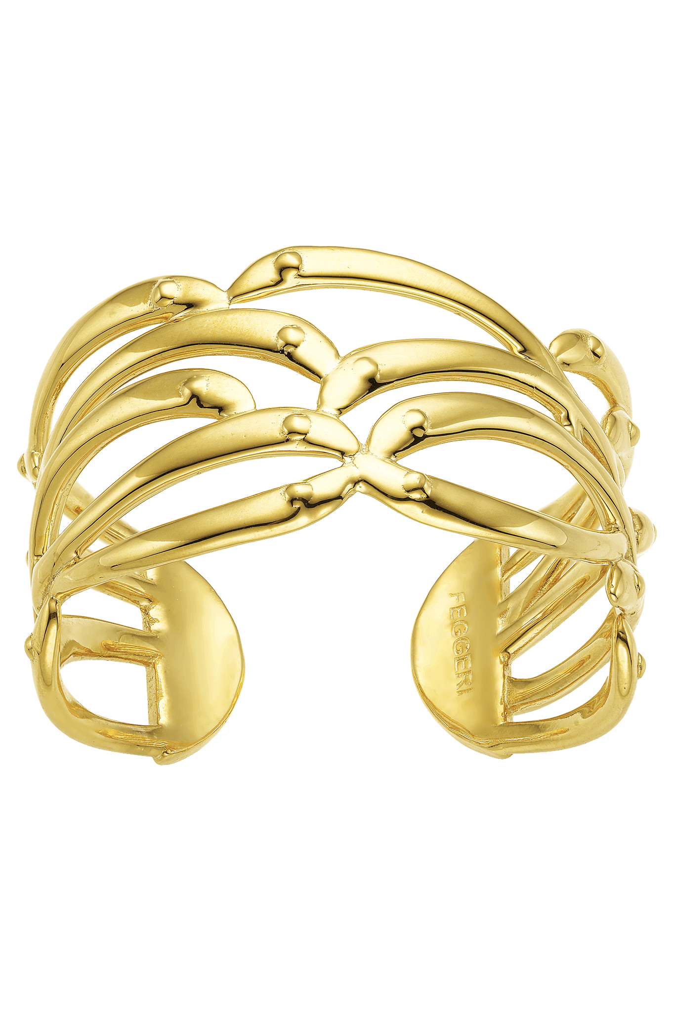 Feggeri-Psari-Large-Cuff-Gold-Vermeil-Statement-Oversized-Textured-cutout-Bracelet-Bangle