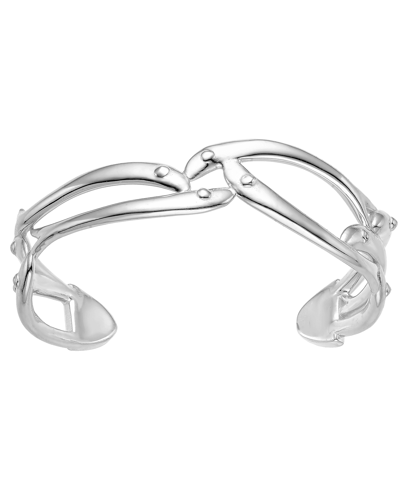 Feggeri-Psari-Coral-Marine-Inspired-Textured-Cutout-Mini-Cuff-Bangle-Bracelet-Sterling-Silver