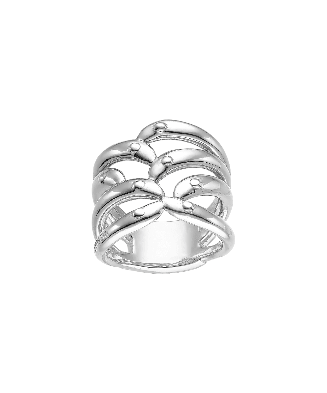 Feggeri-Psari-Ring-Silver-Platinum-Sterling-oversized-Long-thick-statement-cocktail-chunky-textured-cutout