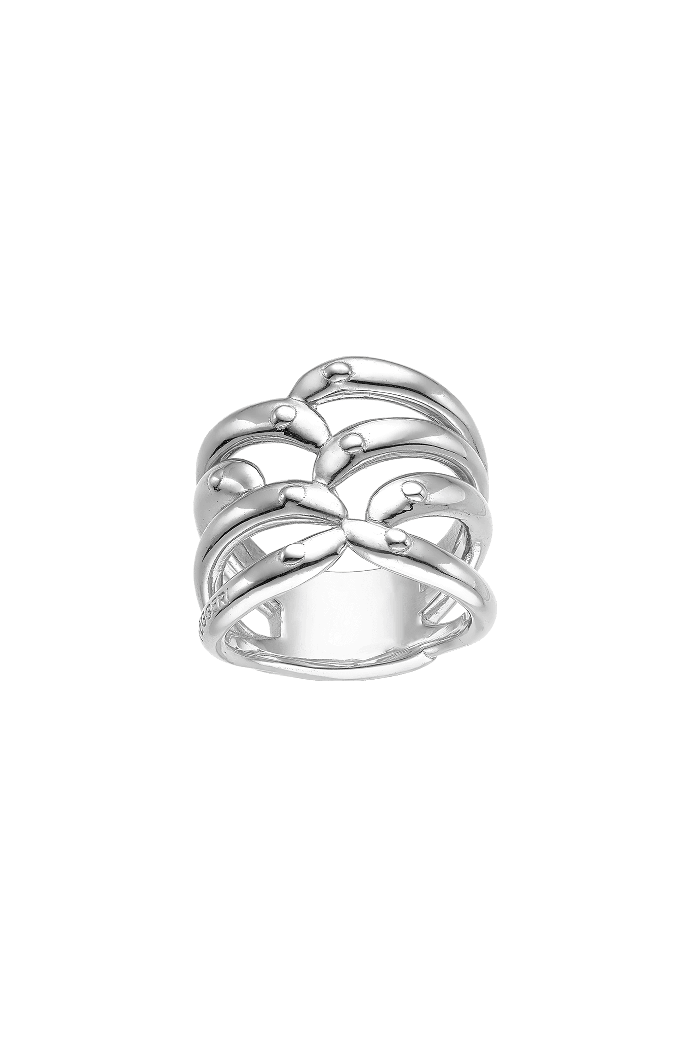 Feggeri-Psari-Ring-Silver-Platinum-Sterling-oversized-Long-thick-statement-cocktail-chunky-textured-cutout